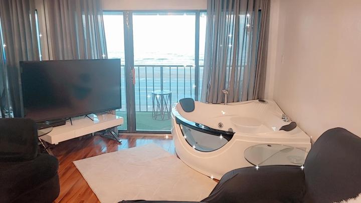 Bello Condominio Con Vista Al Mar, Jacuzzi Interno 加尔维斯敦 外观 照片