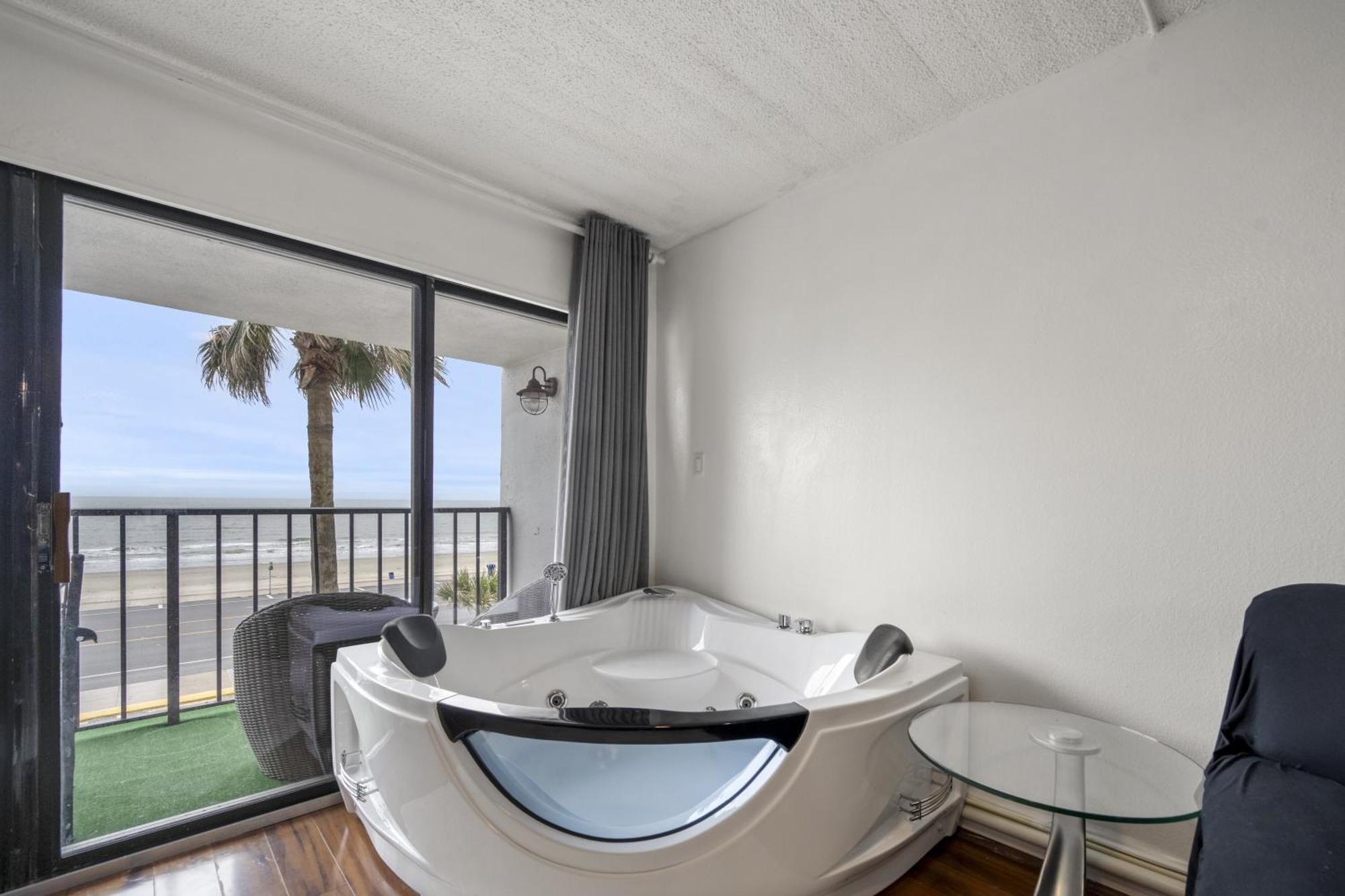 Bello Condominio Con Vista Al Mar, Jacuzzi Interno 加尔维斯敦 外观 照片