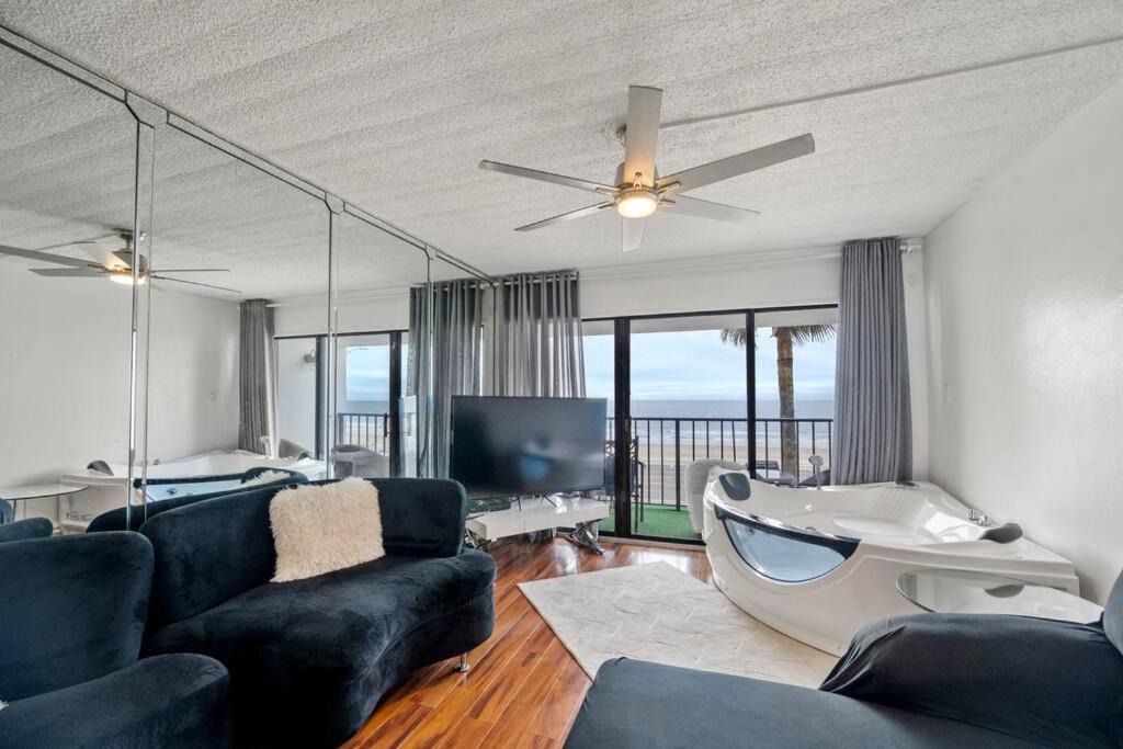 Bello Condominio Con Vista Al Mar, Jacuzzi Interno 加尔维斯敦 外观 照片